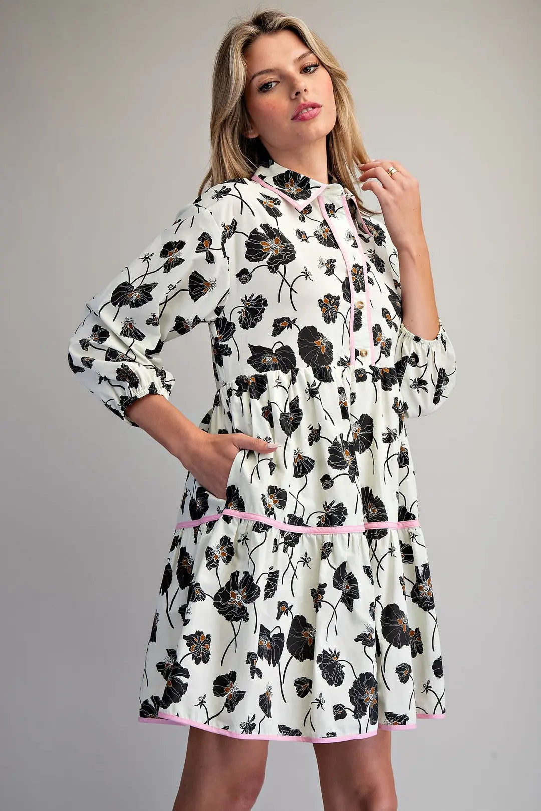 Babydoll Floral Dress