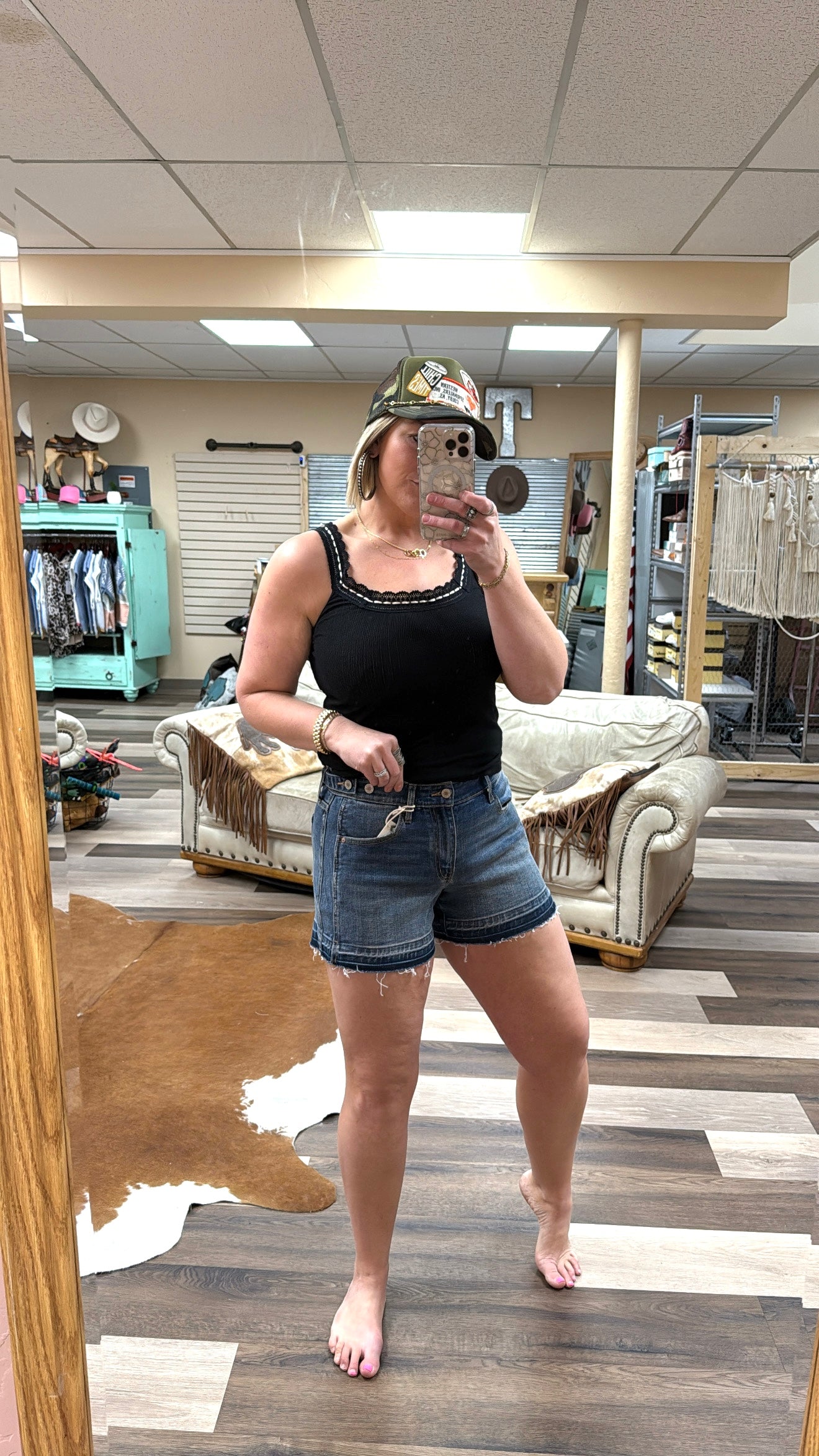 Kancan Side Panel Shorts