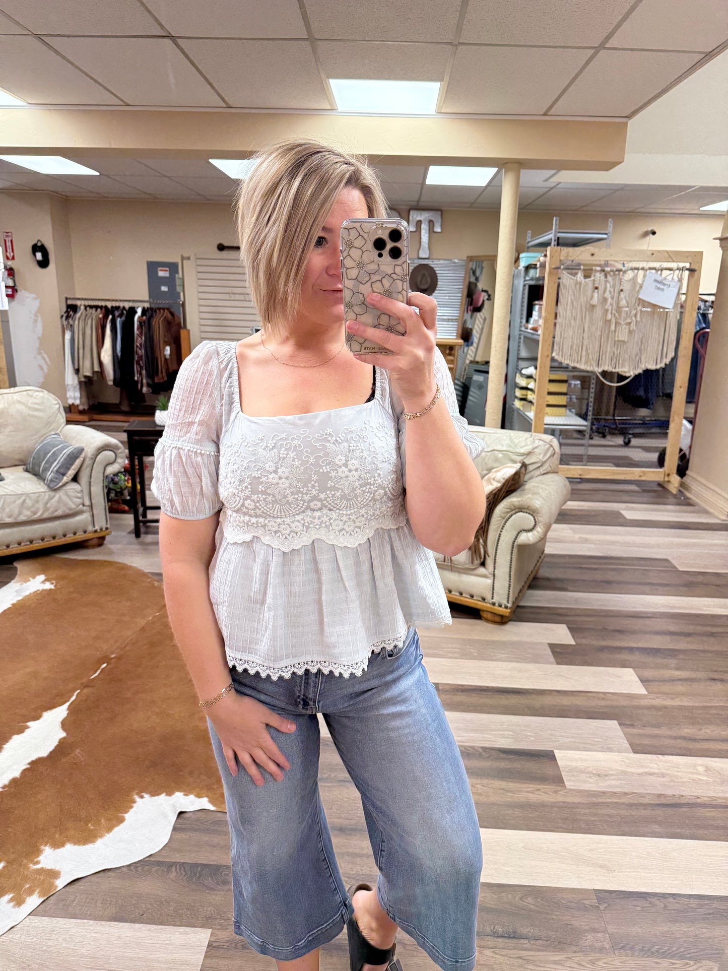 Bohemian Embroidered Blouse