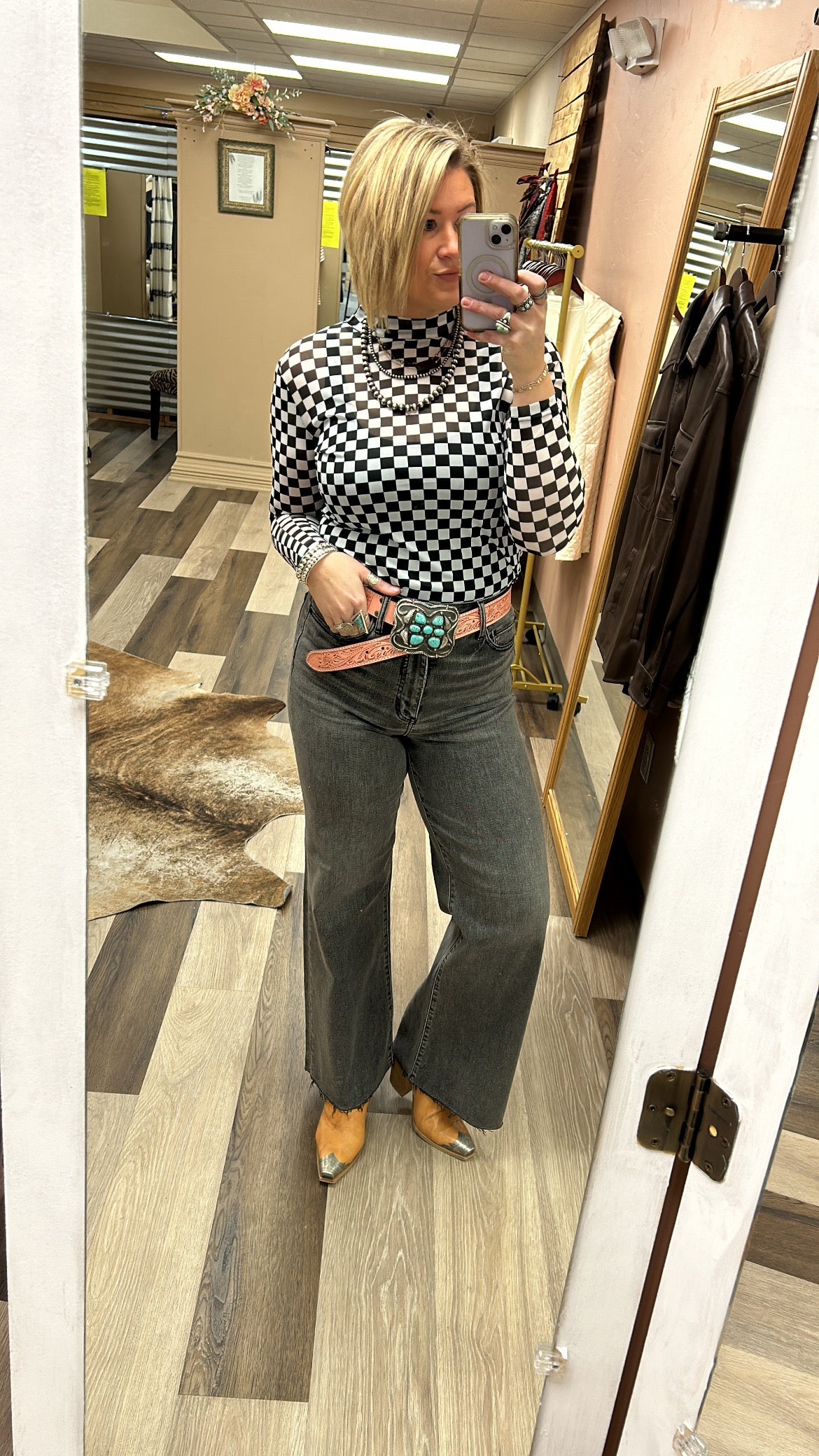 Round The Track Mesh Top