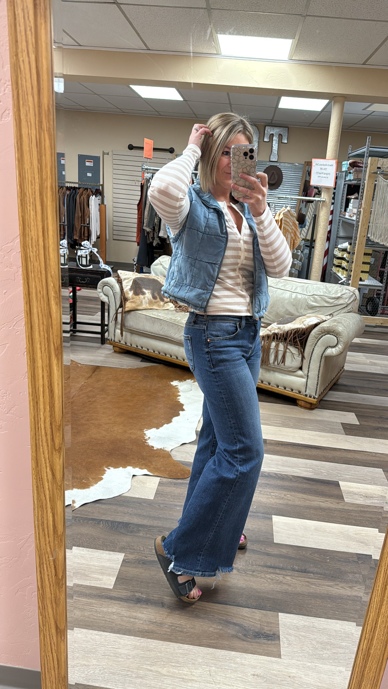 Risen Mid Rise Heidi Jeans