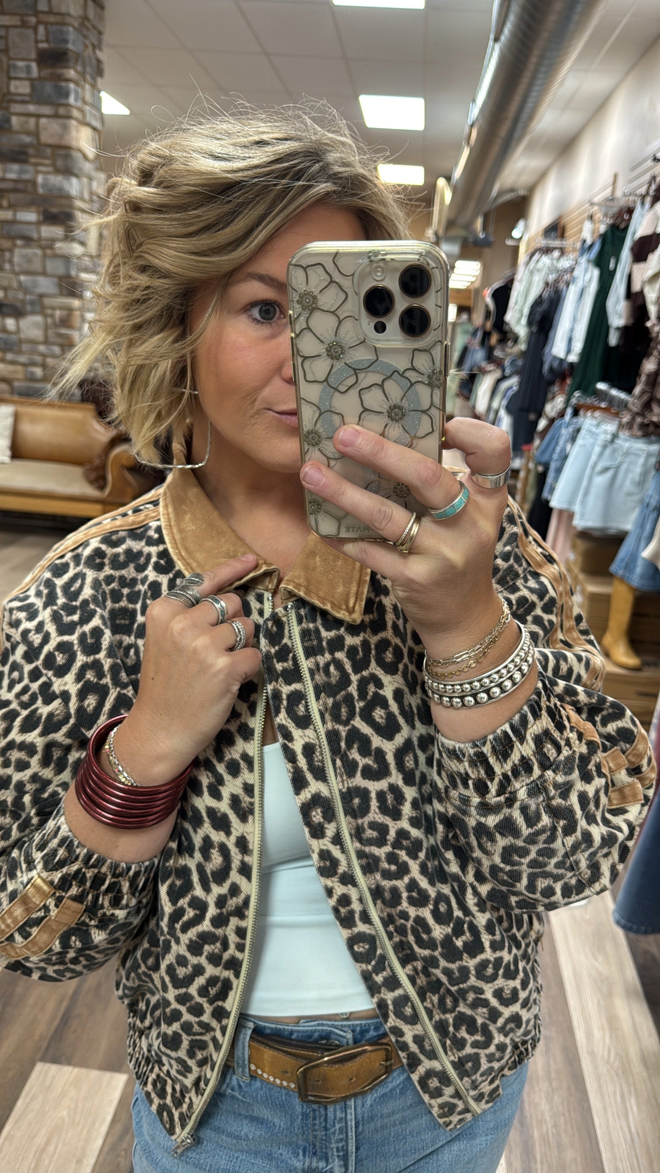 Leopard Bomber Jacket