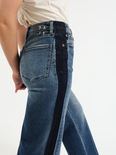 Daze Far Out High Rise Wide in Tuxedo