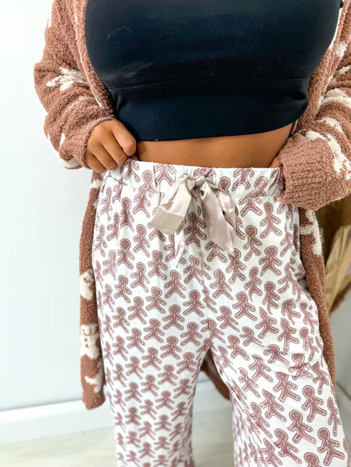 Gingercream Dreams Pajama Pants with Satin Bow