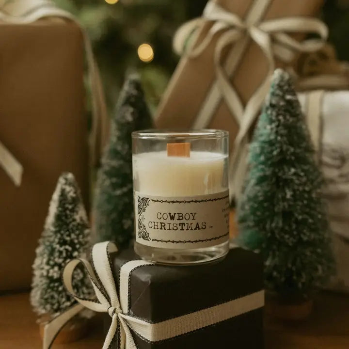 Cowboy Christmas Candle 2 oz