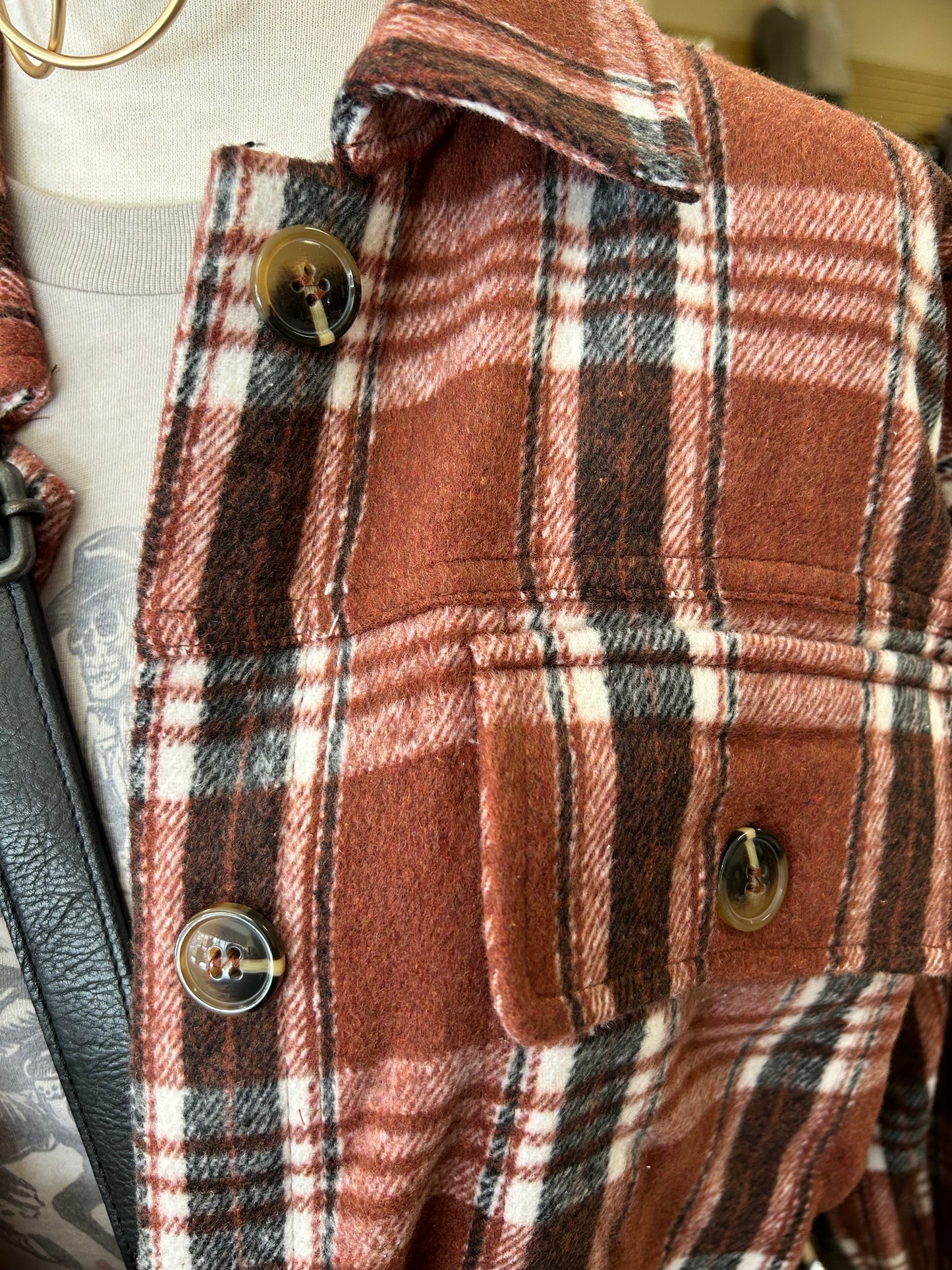 Apple Cider Flannel Jacket