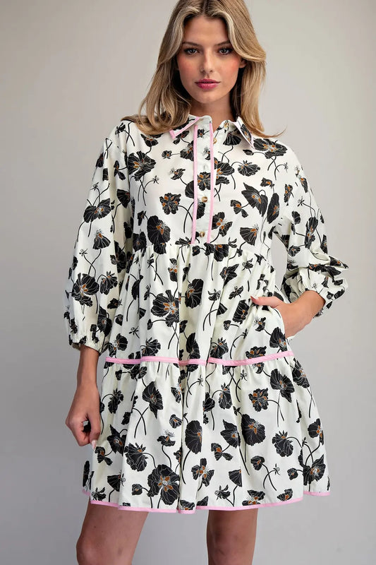 Babydoll Floral Dress