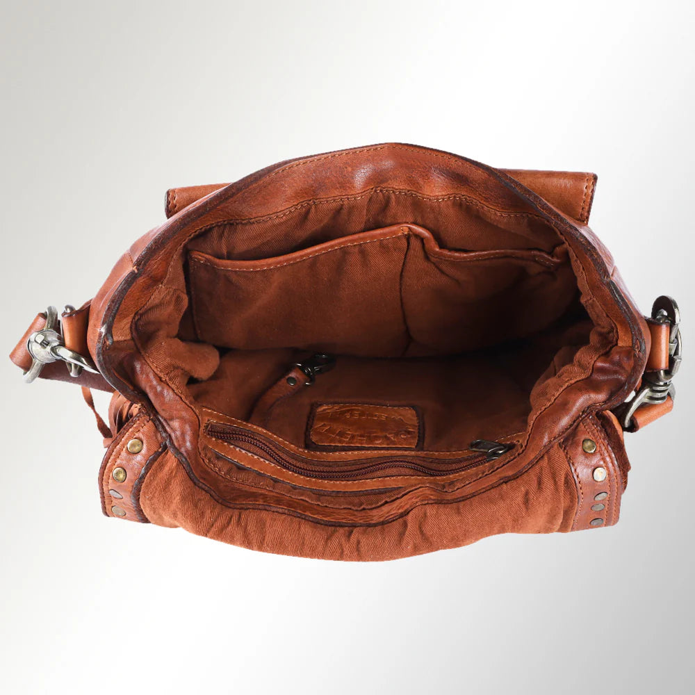 Mid Size Fringe Leather Purse