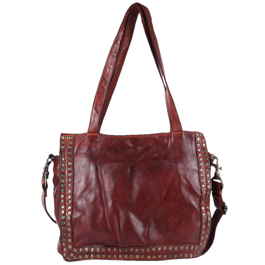 Studded Mid Size Tote