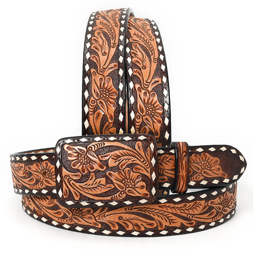 Tooled leather Belts