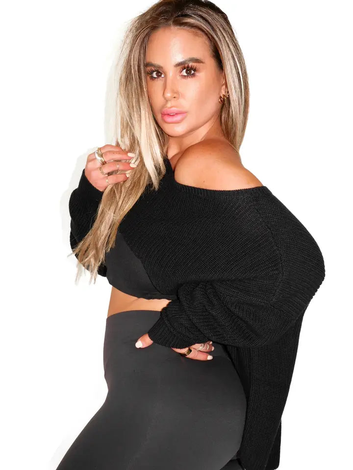 Reversible Roles Cutout Pullover