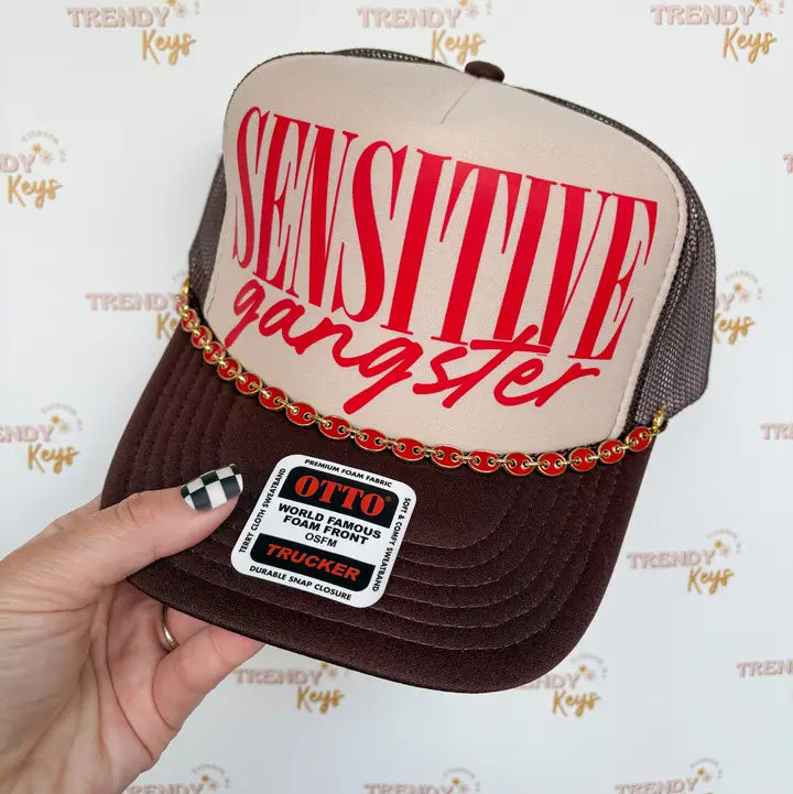 Sensitive Gangster Trucker Hat