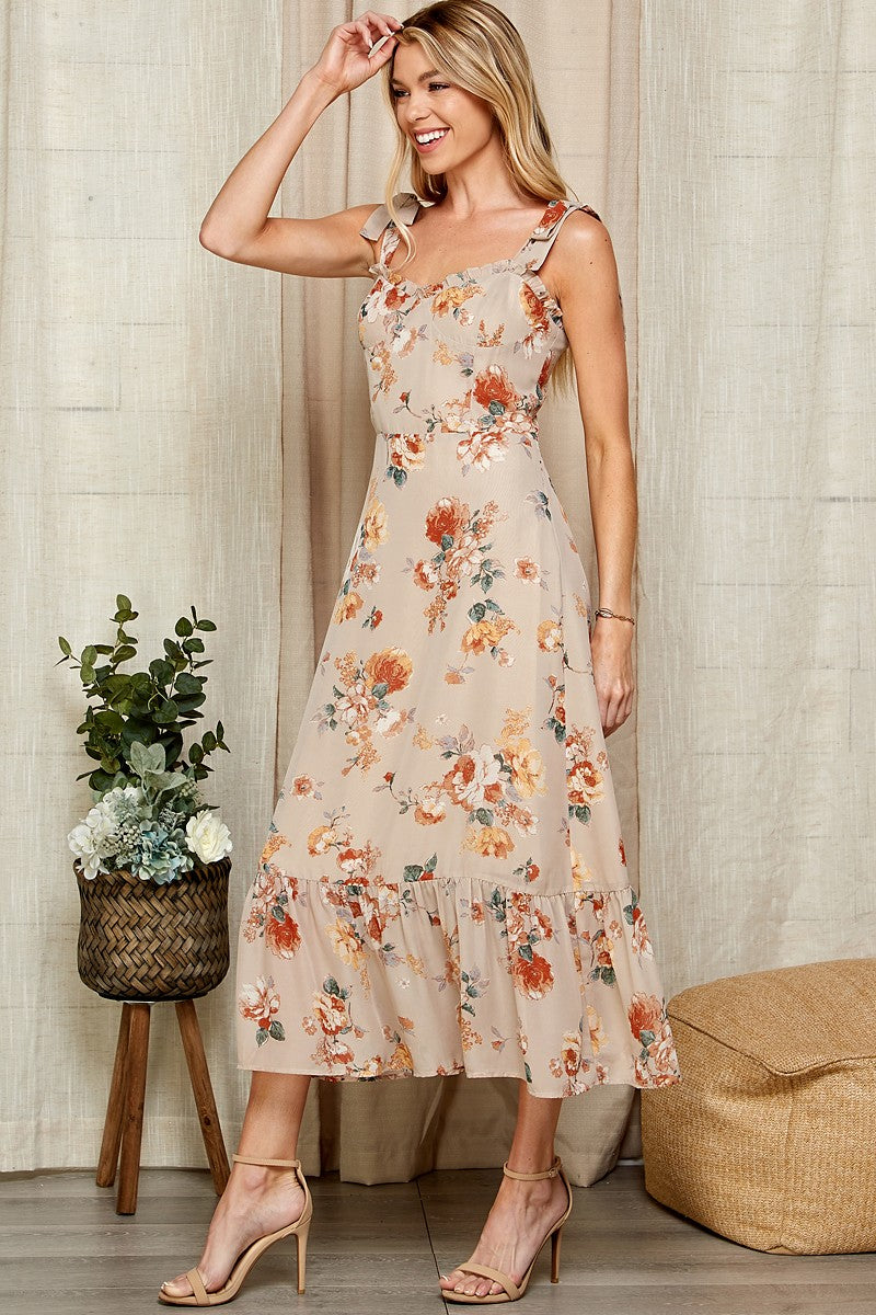 Fall Tea Length Dress