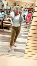 Load image into Gallery viewer, Mica Mid Rise Cargo Jeans
