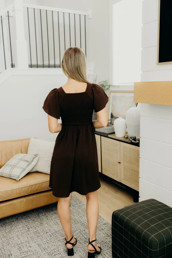 The Liv Dress In Raisin