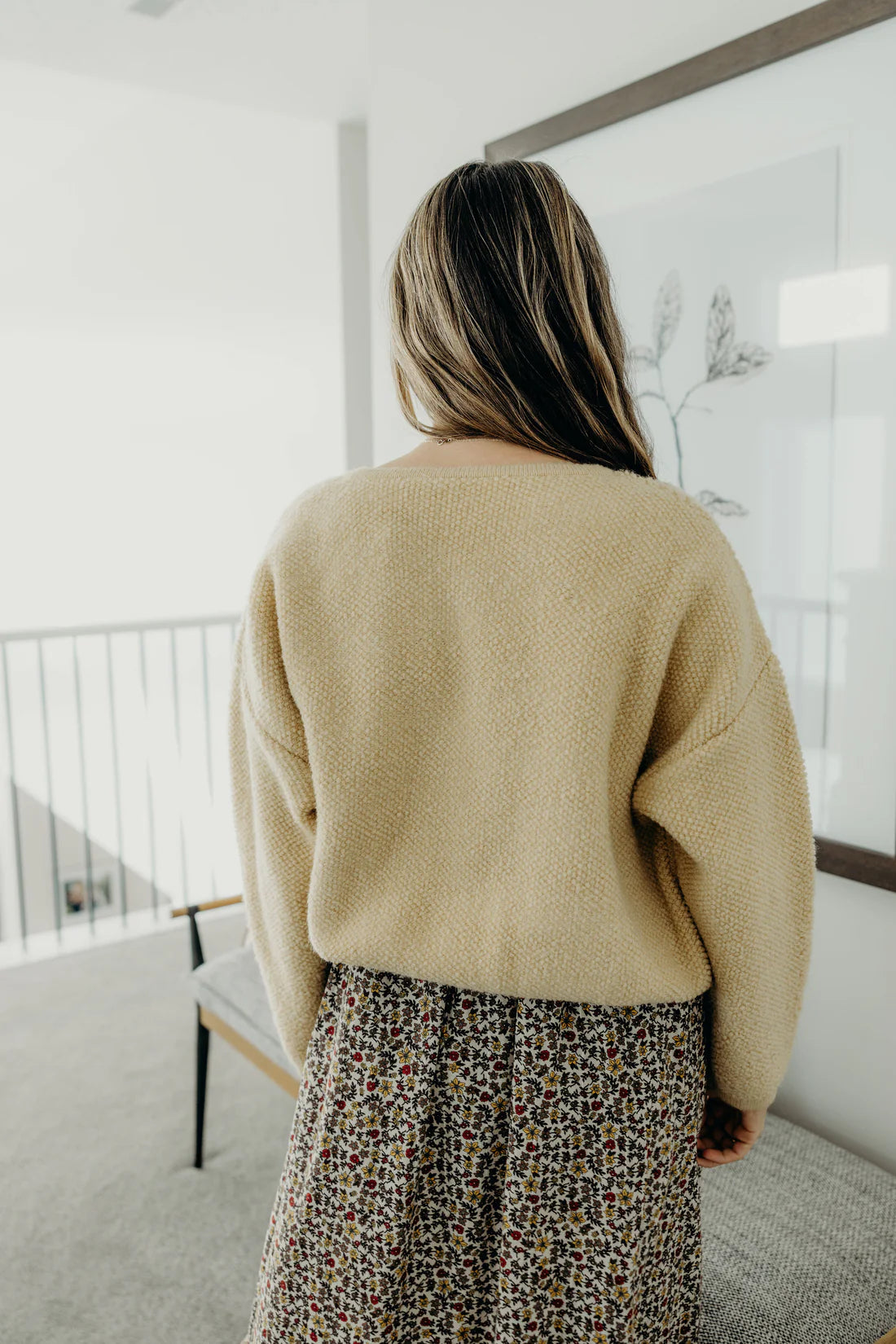 Cornsilk Button Front Cardi
