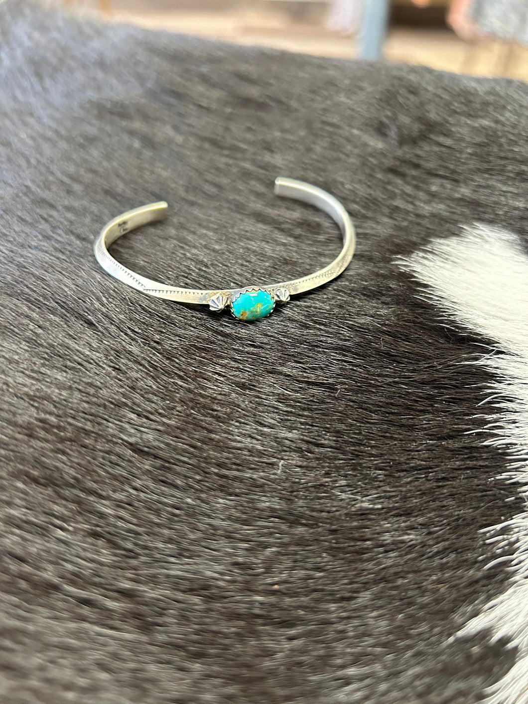Sterling Silver and Turquoise cuff