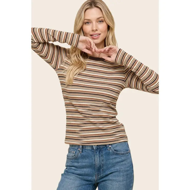 Basic Multi Striped Top