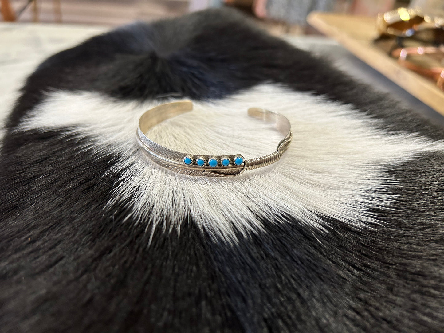 Feather Cuff Bracelet