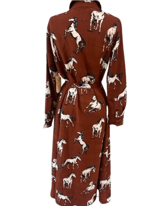 Horse Print Dress