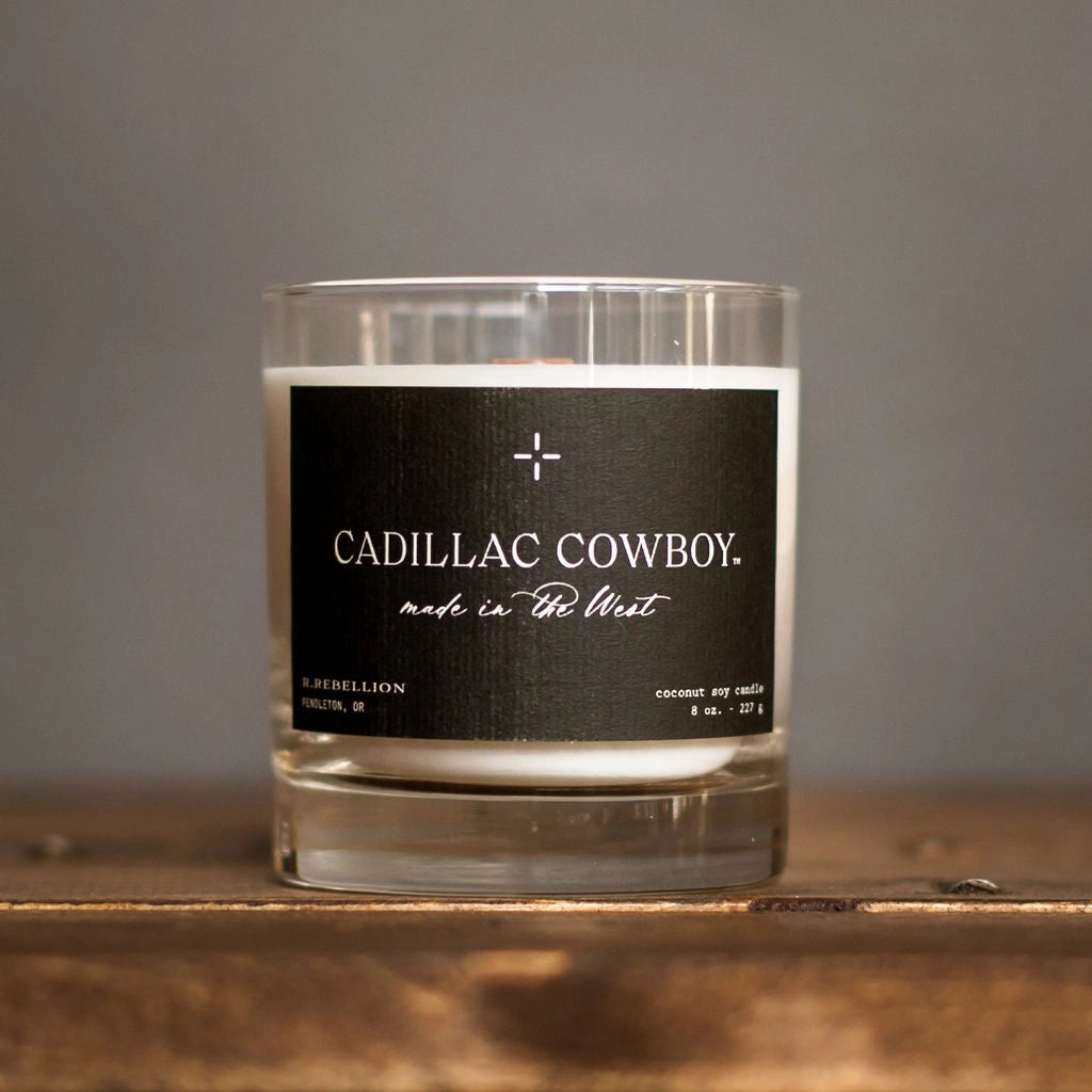 Cadillac Cowboy Candle 8oz