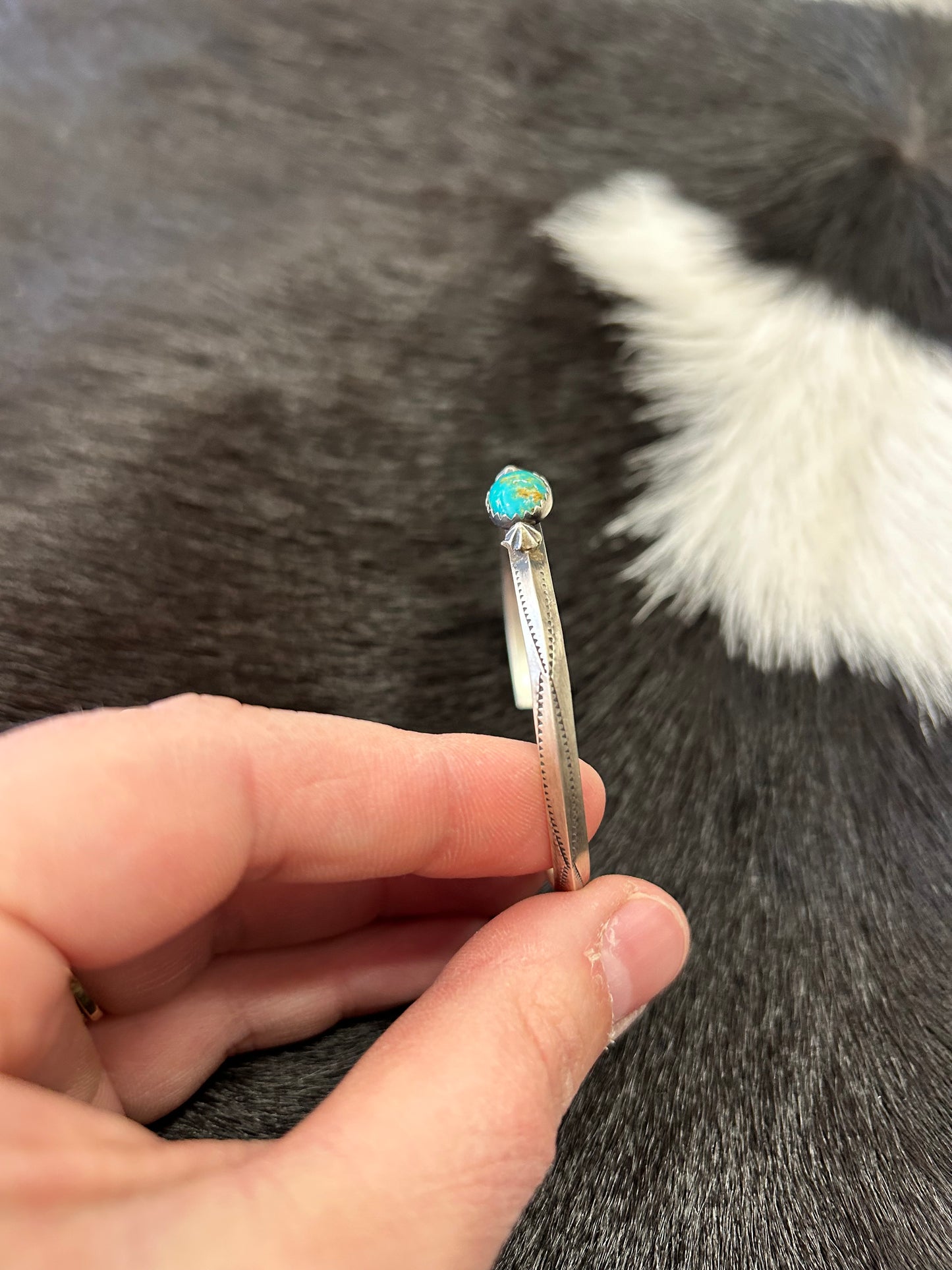 Sterling Silver and Turquoise cuff