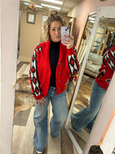 Load image into Gallery viewer, VINTAGE VAQUERA KNIT SWEATER RED
