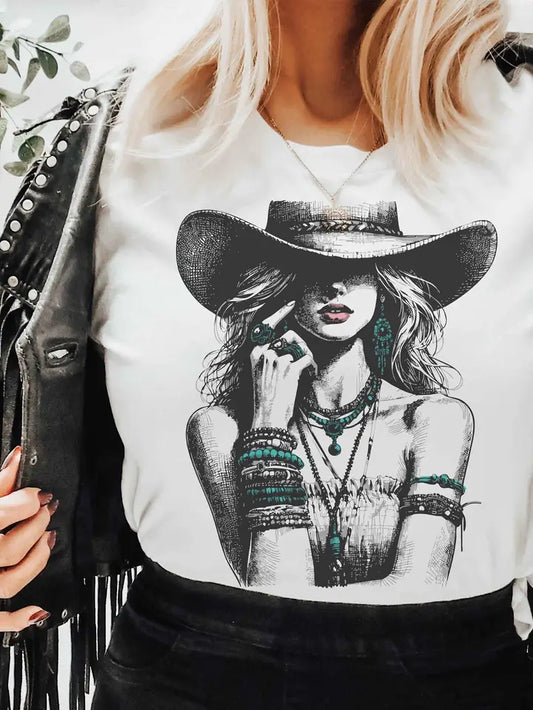 Turquoise Cowgirl TShirt