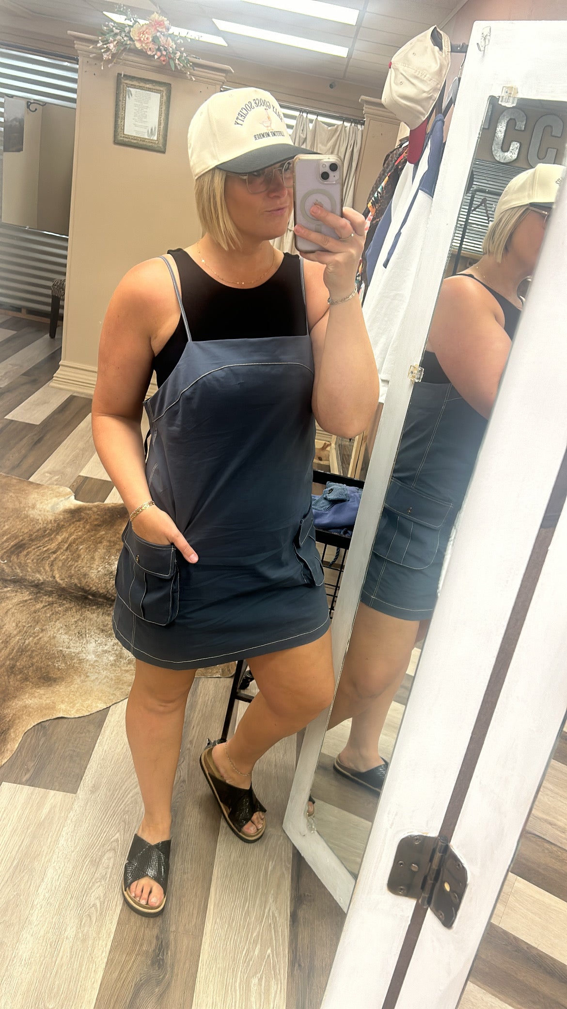 Utility Mini Dress