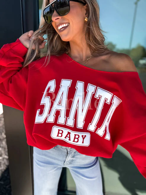 Santa Baby Red Sweater