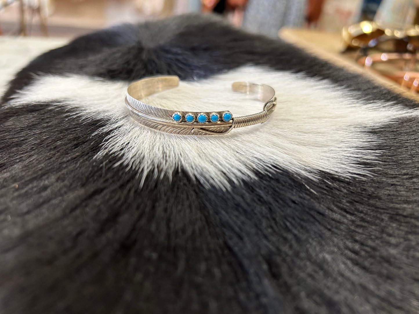 Feather Cuff Bracelet