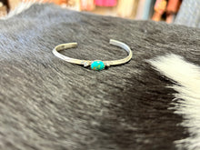 Load image into Gallery viewer, Sterling Silver and Turquoise cuff
