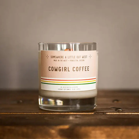 Cowgirl Coffee 8 oz Candle