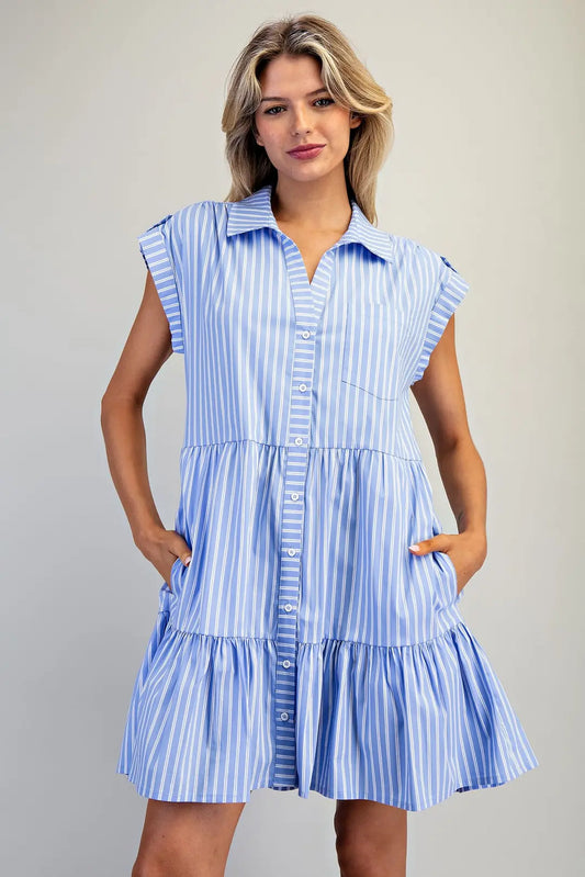 Striped Ocean Breeze Dress