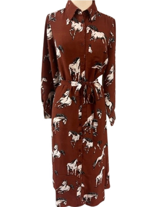 Horse Print Dress