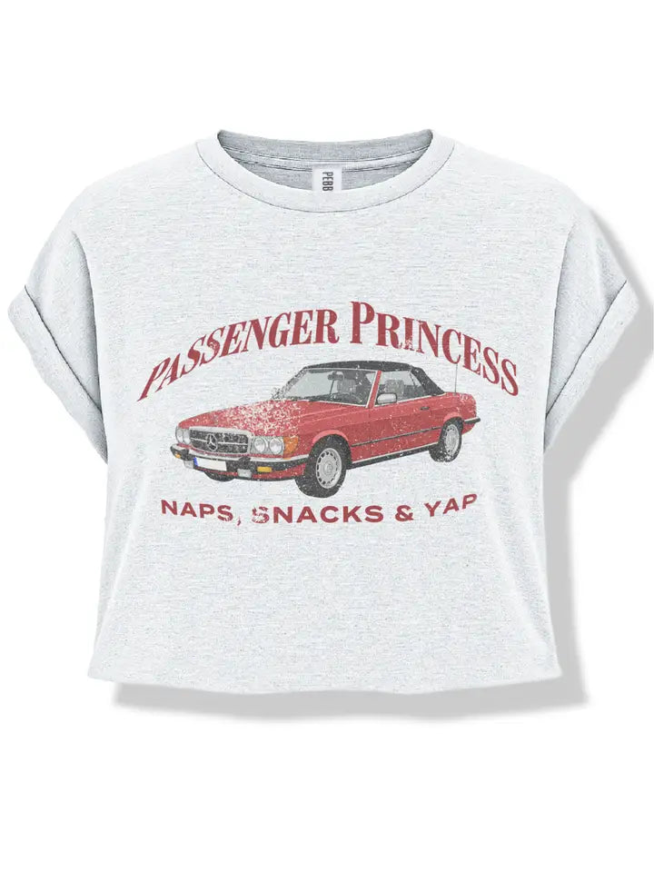 Cropped Passenger Princess Graphic Tee