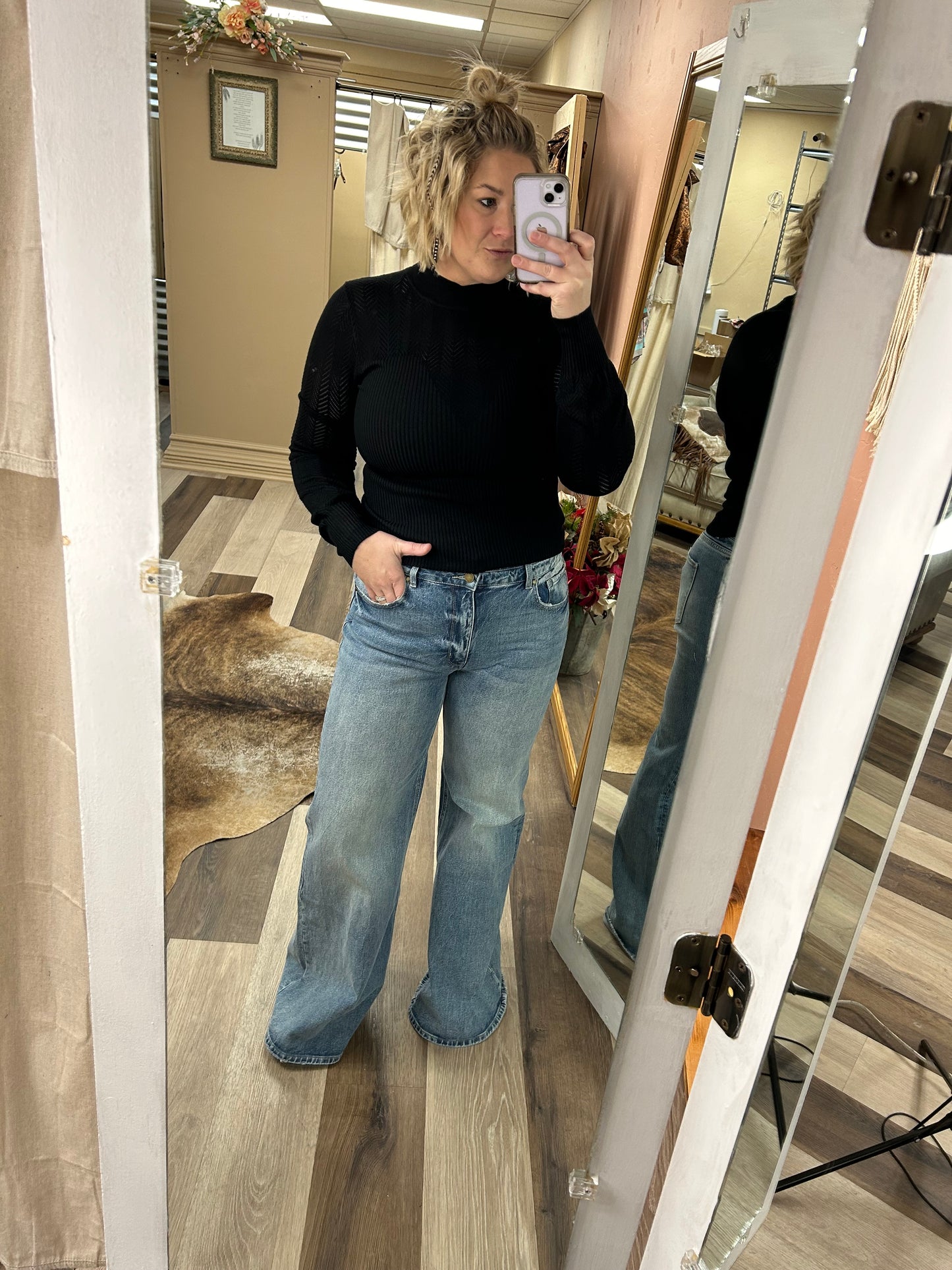 Petra Vintage Wide Leg Jeans