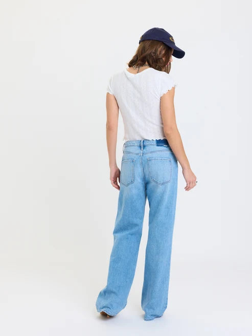2k Mid Rise Relaxed Baggy Pant in Pulse