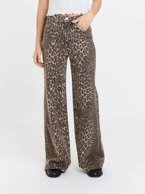 Far Out Wide Leg in Cool Cat