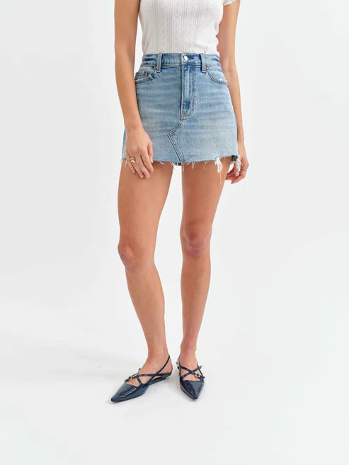 Daze Malibu Mini Skirt in Obviously Vintage