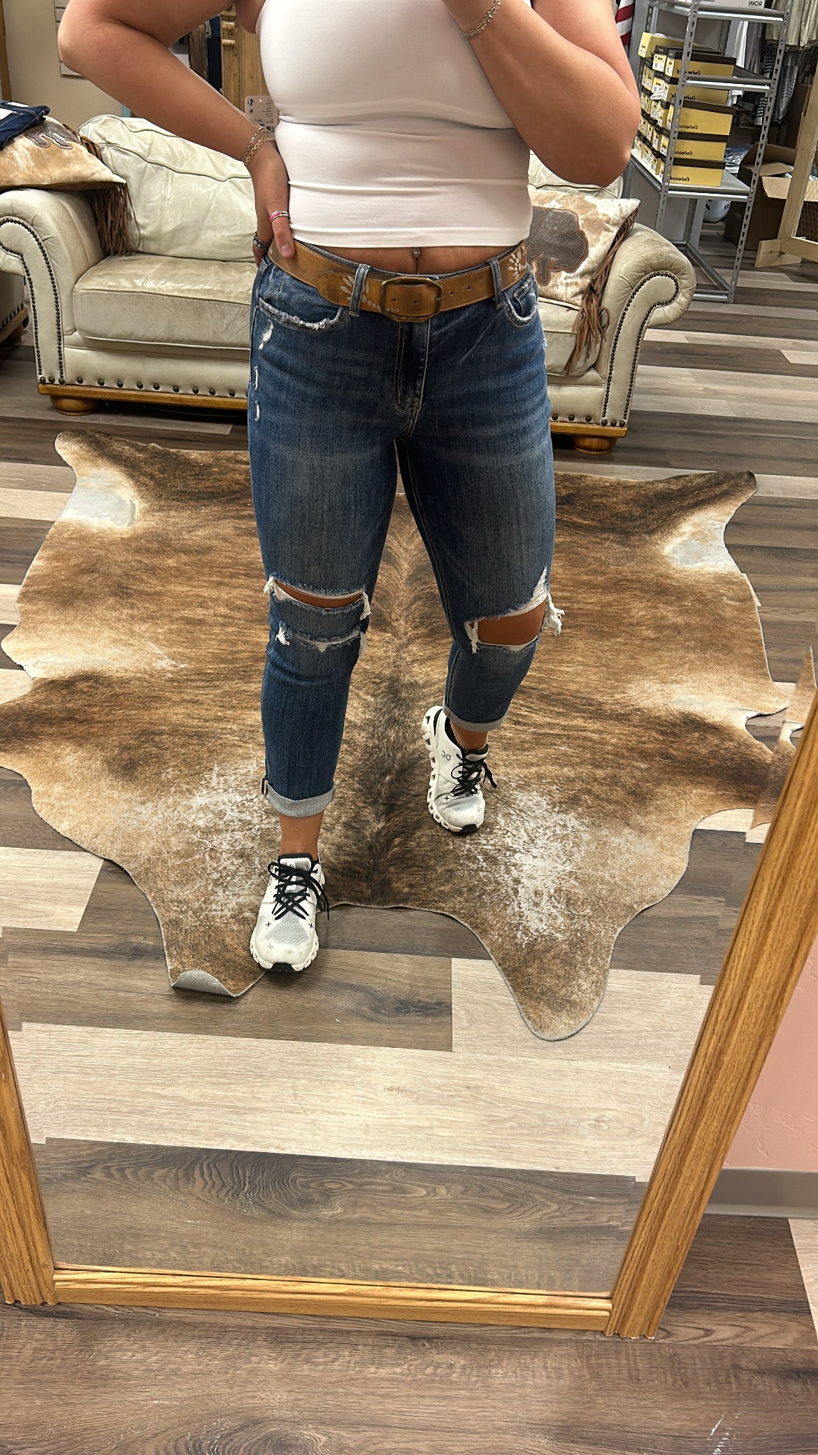 Lovervet Cuffed Vintage Boyfriend Jeans