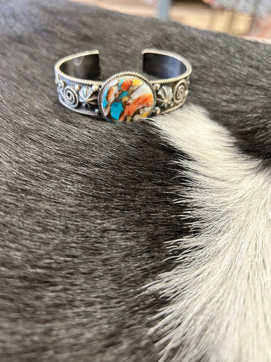 Navajo multi color turquoise Cuff