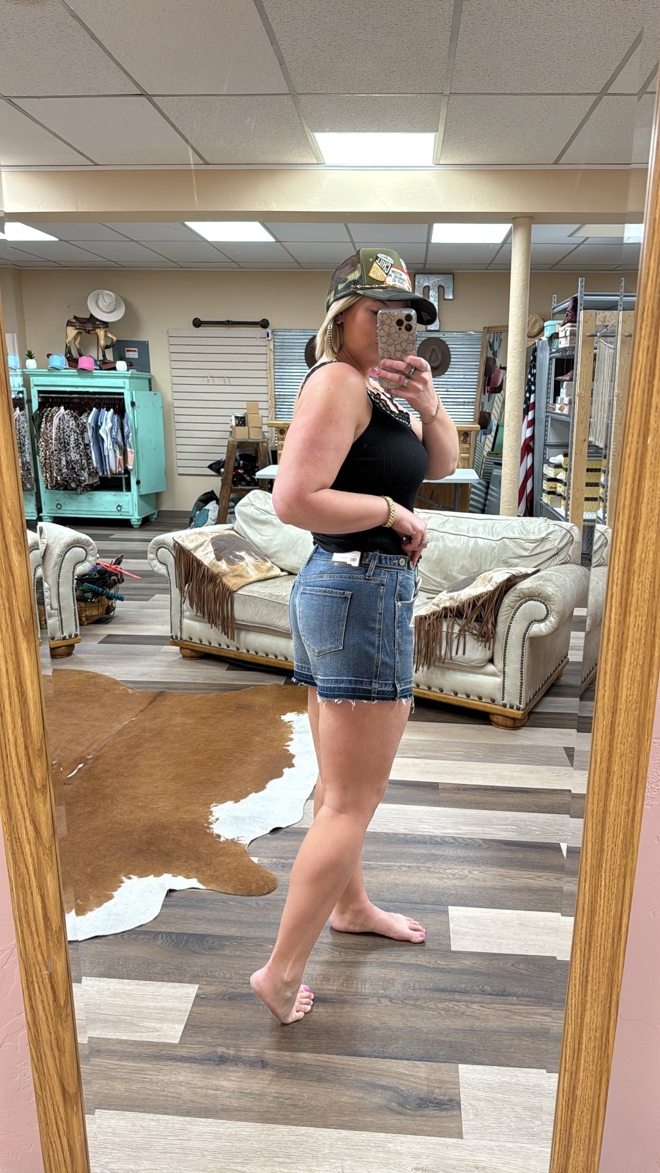 Kancan Side Panel Shorts