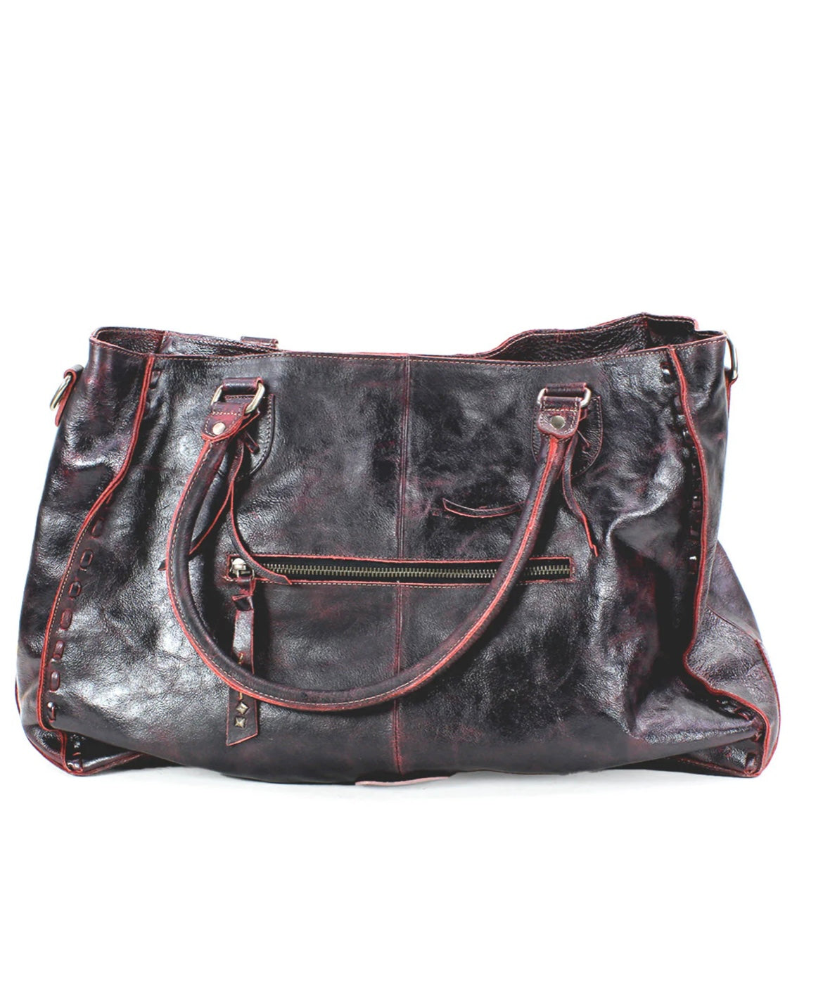 Bedstu Rockaway Red Black Purse