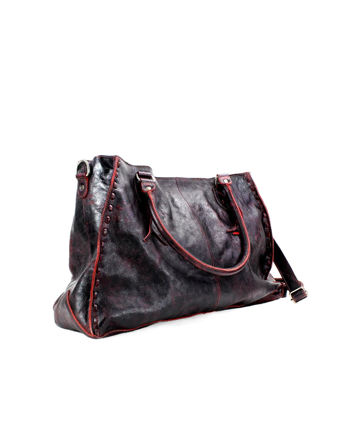 Bedstu Rockaway Red Black Purse