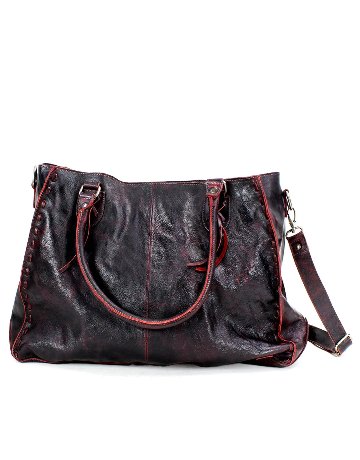 Bedstu Rockaway Red Black Purse