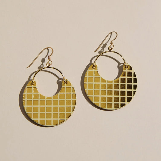 Gold Disco Nina Earring