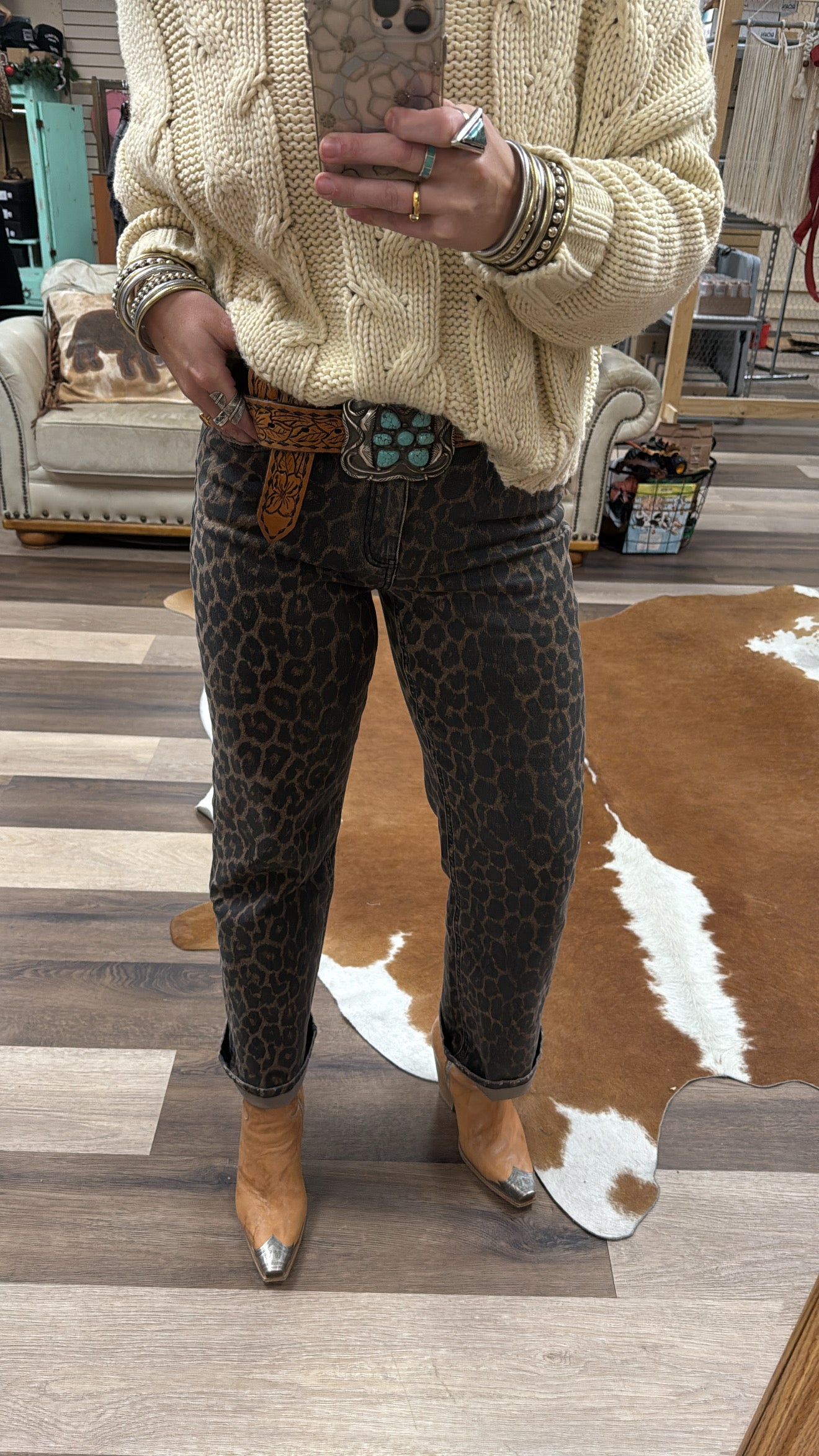 Flying Monkey Leopard Jeans