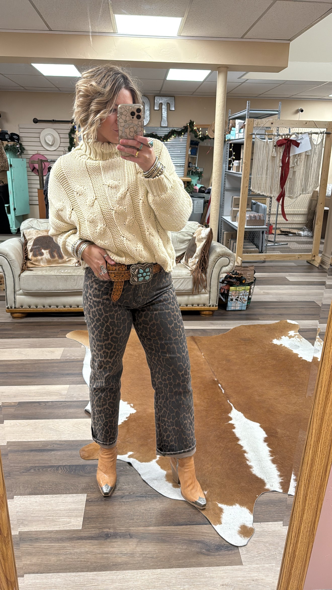 Flying Monkey Leopard Jeans