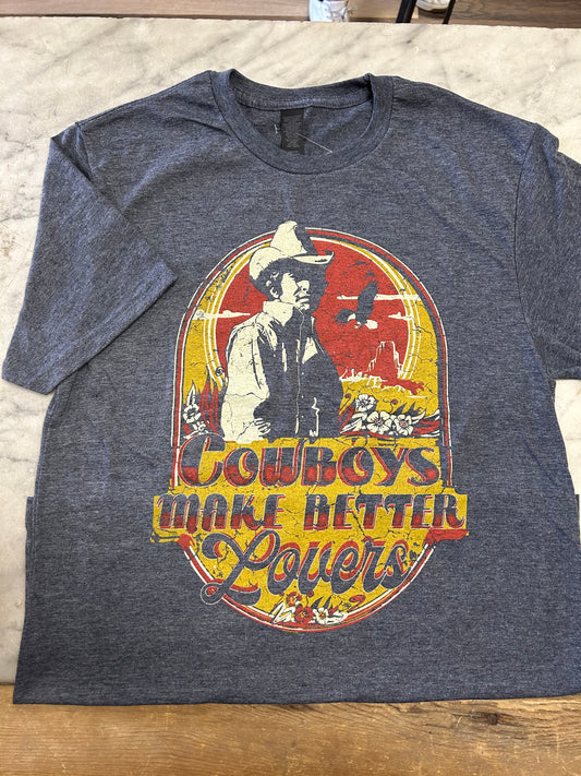 Cowboys Make Better Lovers Graphic Tee